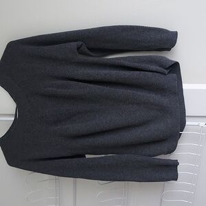 Title Nine Szabo 2.0 Merino Wool Blend Crewneck Sweater in Gray Pullover